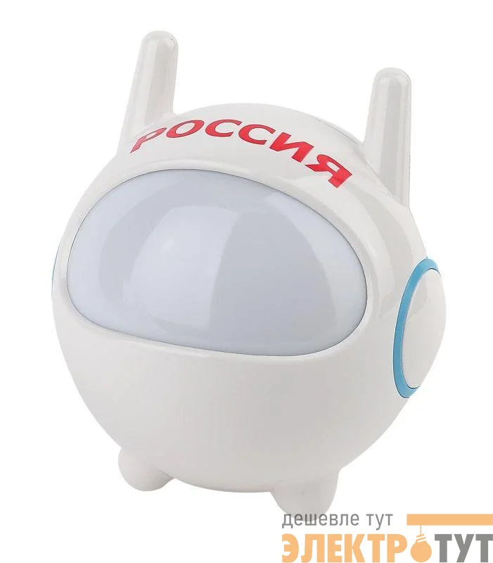 Светильник NN-604-LS-W ночник "Космонавт" от сети с сенсором бел. ЭРА Б0019096