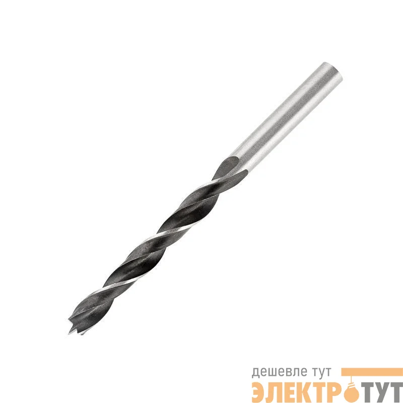 Сверло по дереву 8х115мм цилиндрический хвостовик Kranz KR-91-0737