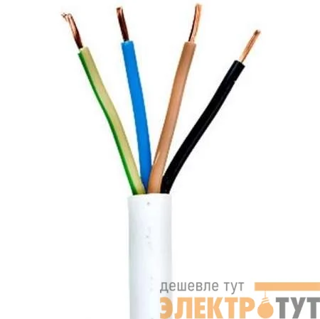 Провод ПВС 4х1 (бухта) (м) ЭлектрокабельНН M0001010