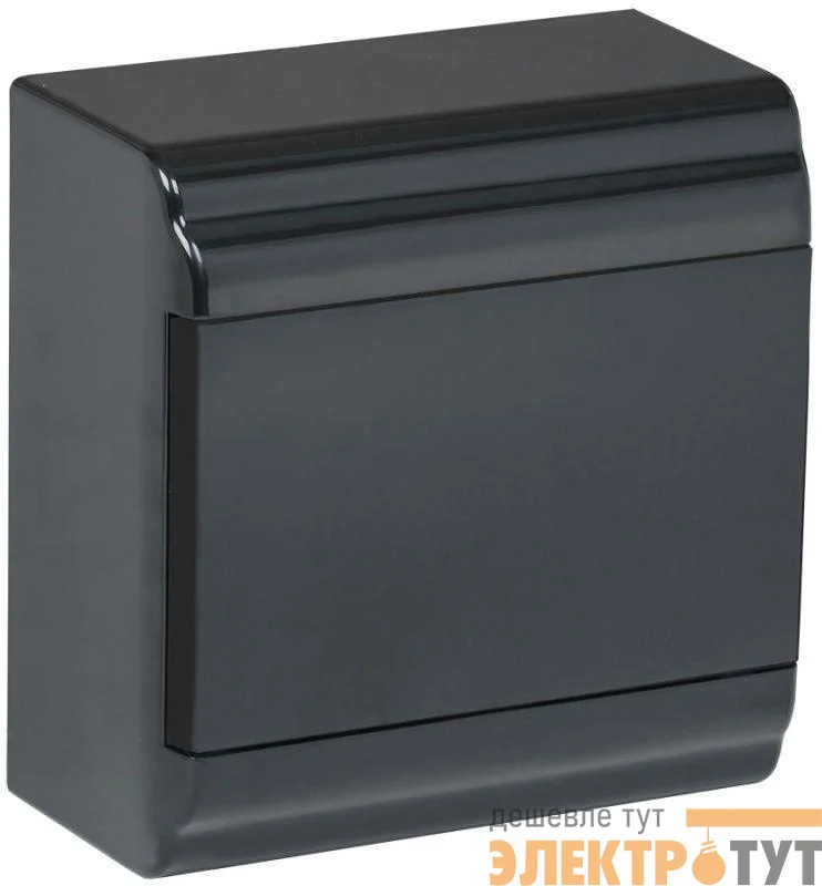 Корпус модульный навесной ЩРН-П-6 PRIME IP41 пластик. черн. IEK MKP13-N-01-06-41-K02