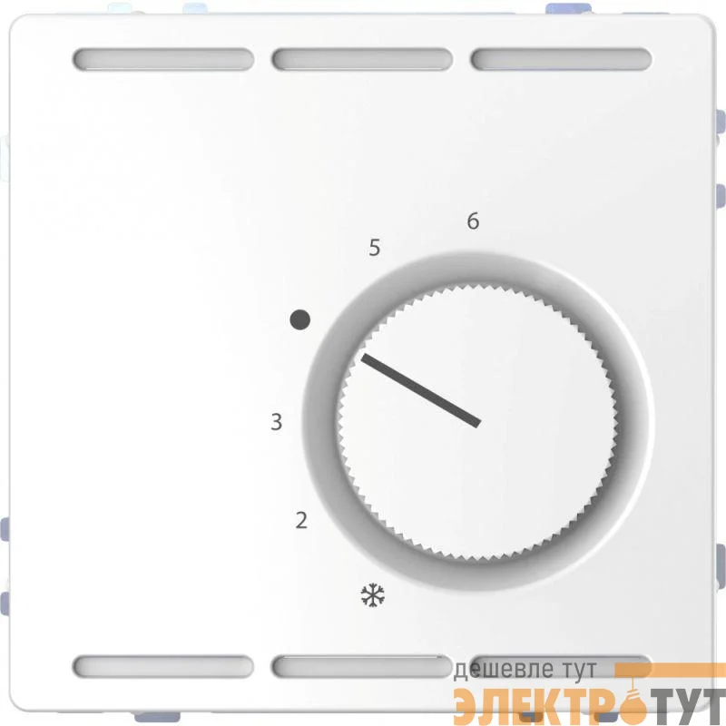 Терморегулятор Merten D-Life PlusLink с центральной платой с переключателем конт. 230В SD бел. лотос SchE MTN5762-6035