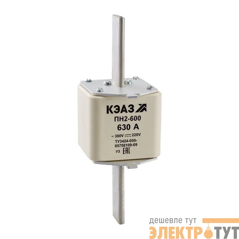 Вставка плавкая ПН2 600 400А У3 КЭАЗ 110894