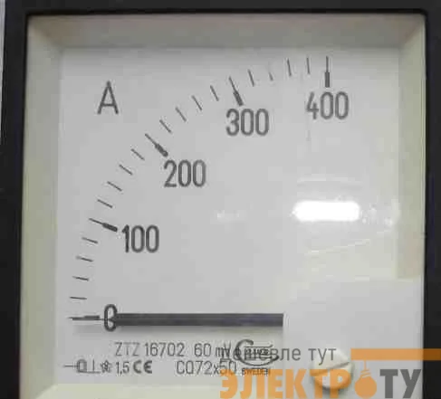 Амперметр 0-400А 400/5