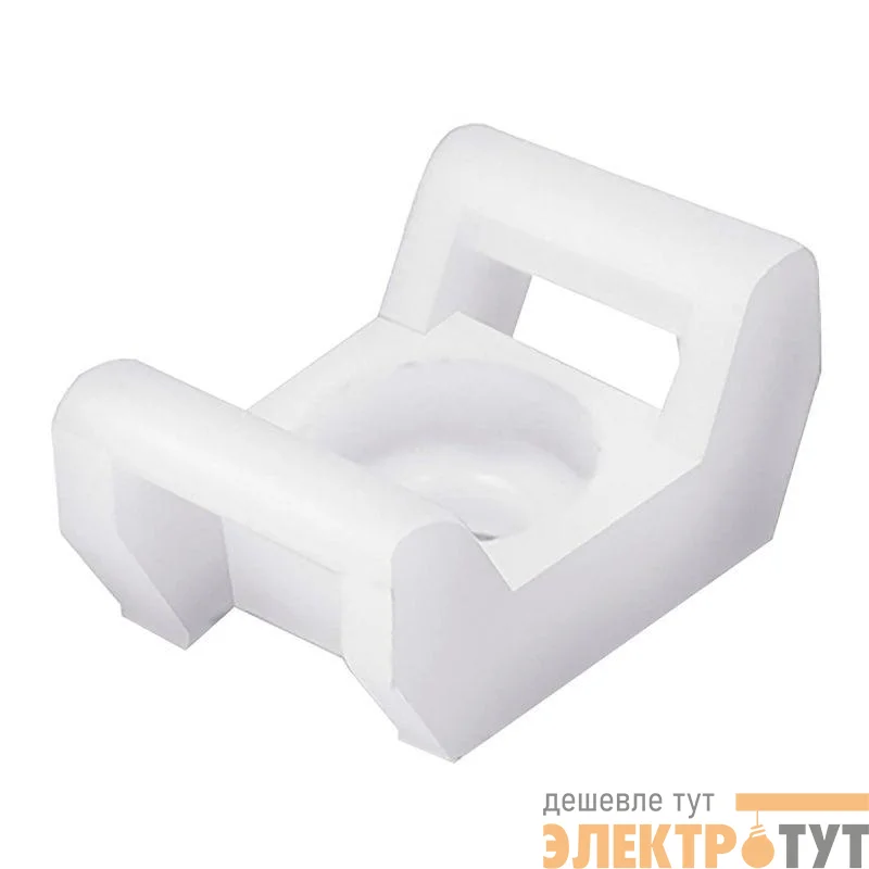 Основание для хомутов 18х13 под винт М3 бел. (уп.100шт) DKC 25498SR