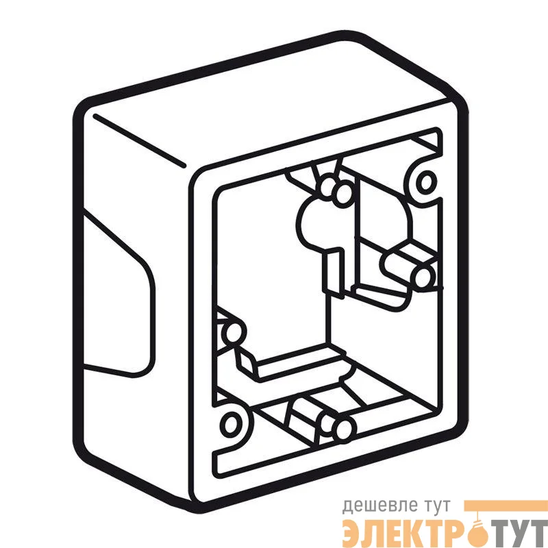 Коробка установочная ОП 1п Valena бел. Leg 776181