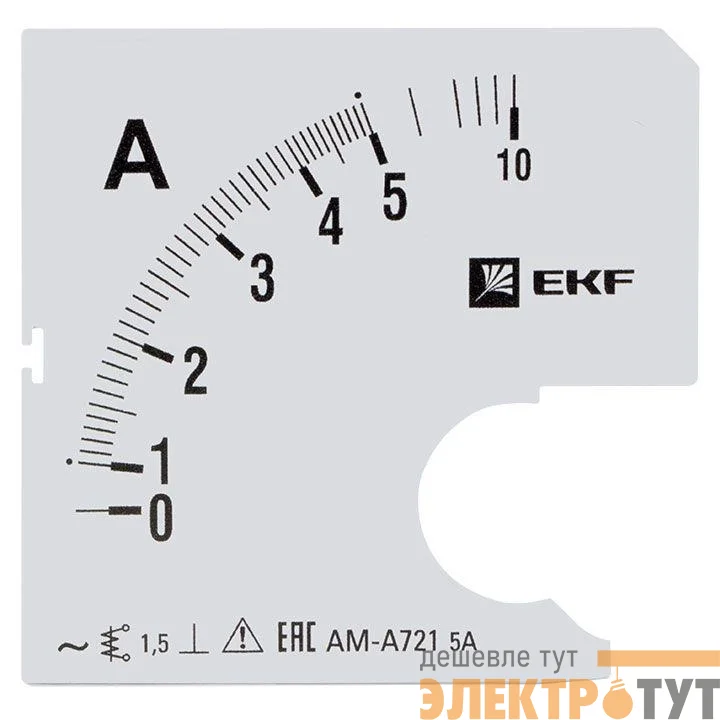 Шкала сменная для A721 5/5А-1.5 PROxima EKF s-a721-5