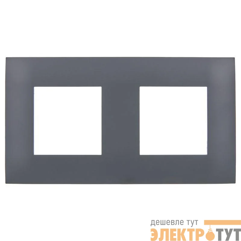 Рамка 2-м SKANDY SK-F02T титан IEK SK-M22-K48