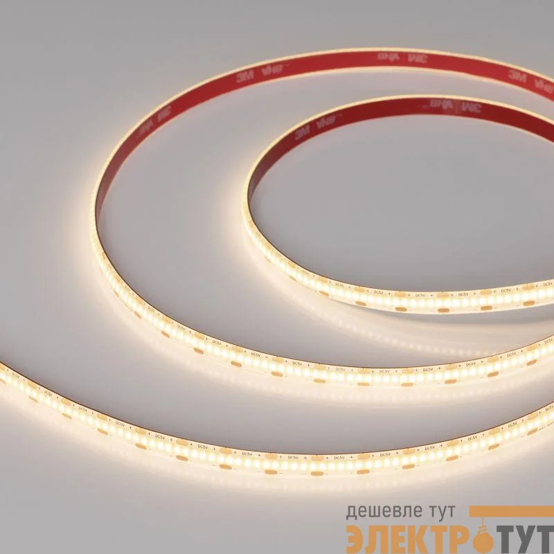 Лента светодиодная COB-SE-X360-8mm 5V Warm 3000К 5Вт/м IP65 CSP герметичная (уп.5м) Arlight 041709