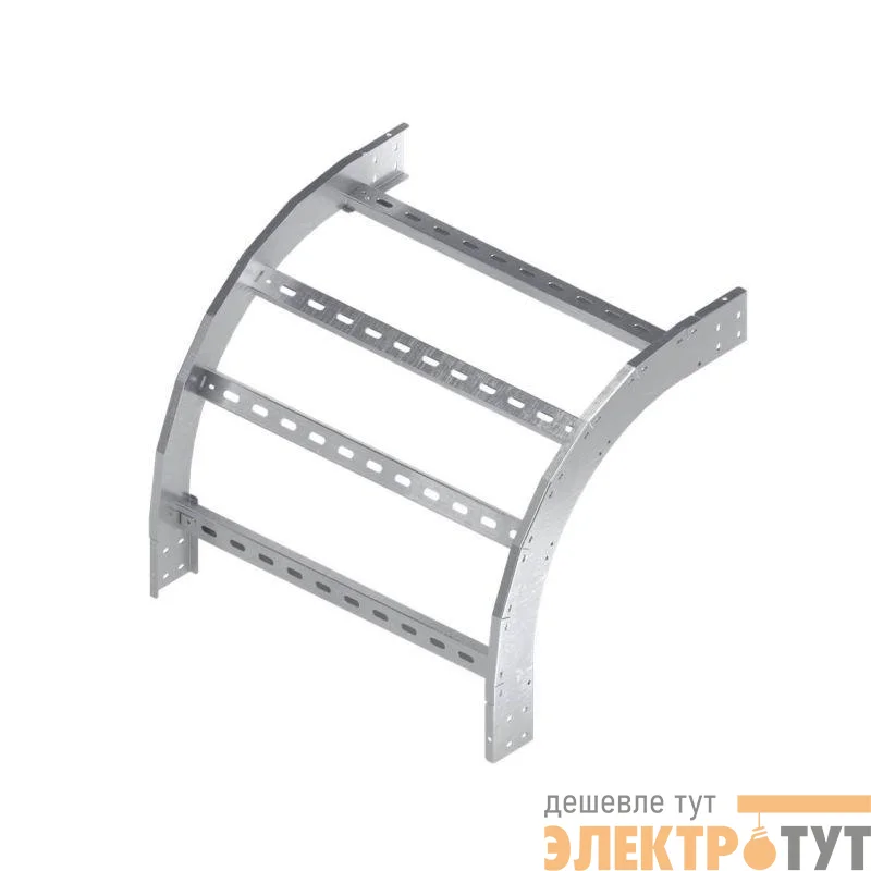 Угол для лотка вертикальный внешний 90град. 600х100 R600 в компл. с крепежн. элемент. гор. оцинк. DKC LO1660KHDZ