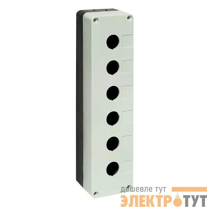 Корпус КП106 6 кнопок бел. EKF cpb-106-w
