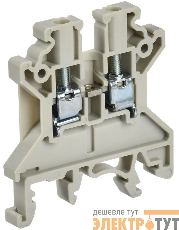 Колодка клеммная CTS ARMAFIX 2.5кв.мм сер. IEK YCT10-00-K03-002