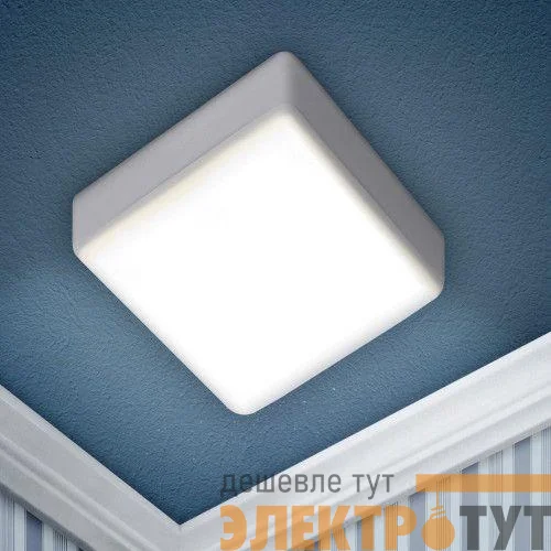 Светильник светодиодный LED 16-18-6K 18Вт 6500К накладной квадратный ЭРА Б0054339