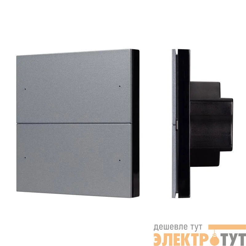 Панель кнопочная SMART-DMX512-801-22-4G-4SC-DIM-IN Grey (230В 2.4G) (IP20 пластик) INTELLIGENT ARLIGHT 039311
