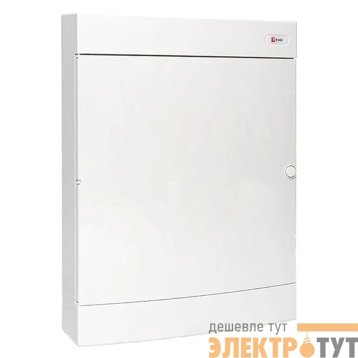 Щит распределительный навесной Unix 3х18мод. IP41 бел. дверь PROxima EKF ux-3x18-nw