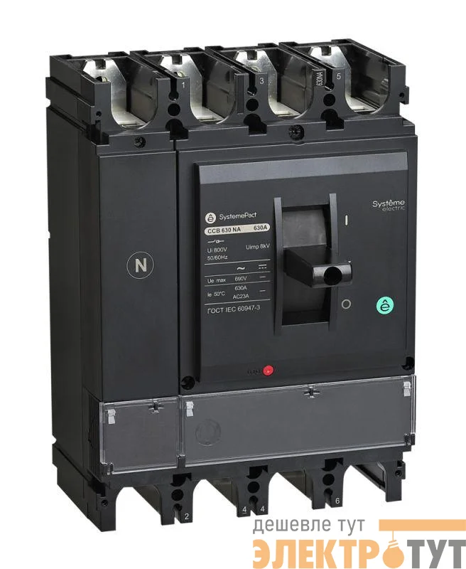 Выключатель-разъединитель SPC400 4P NA 400А SE SPC400400NA4DF