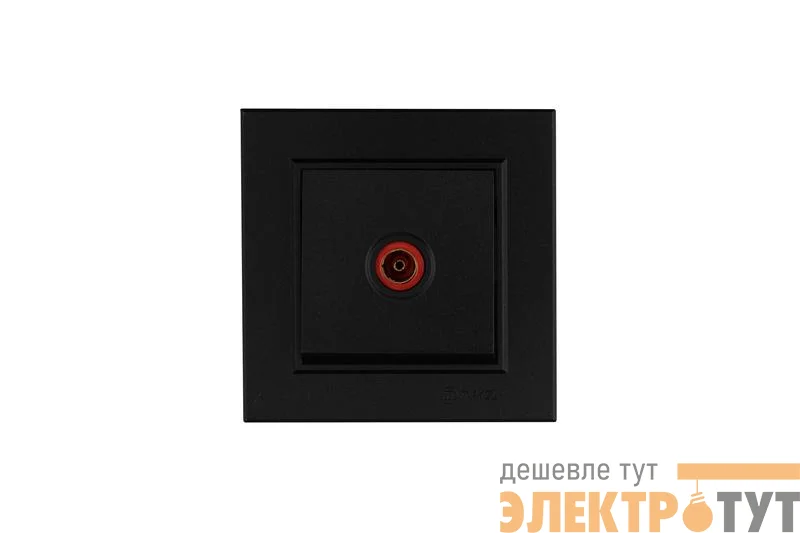 Розетка телевизионная Karea черна. Makel 56054007