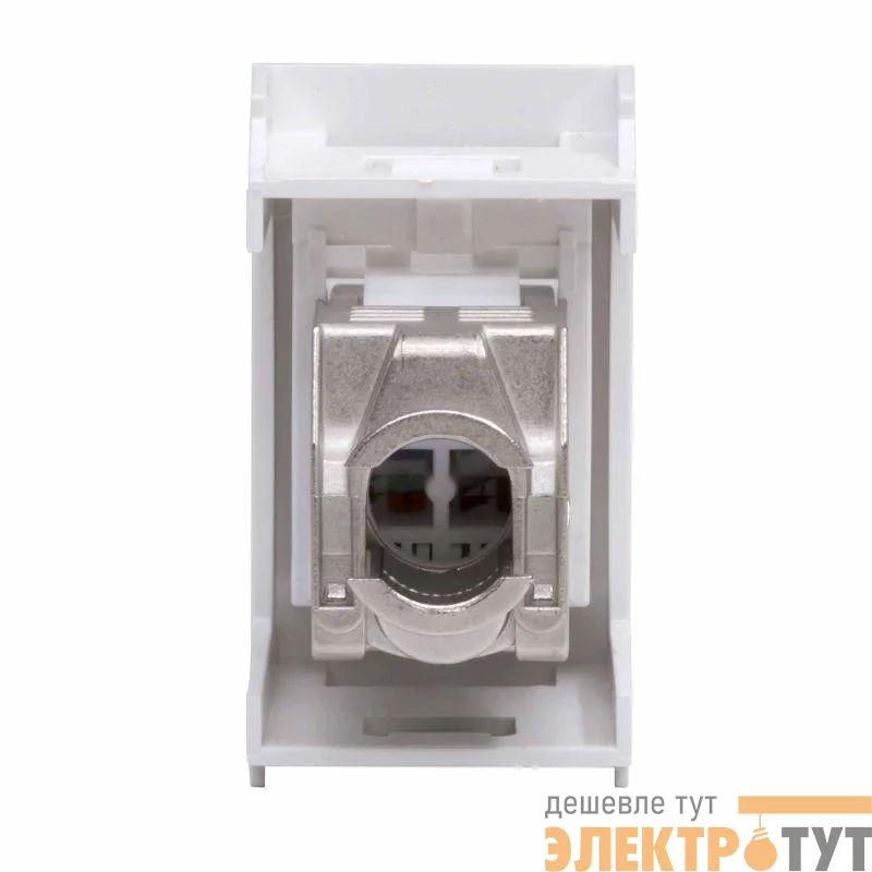 Розетка компьютерная 1-м 1мод. Viva RJ45 кат.6 экранир. бел. DKC 45068