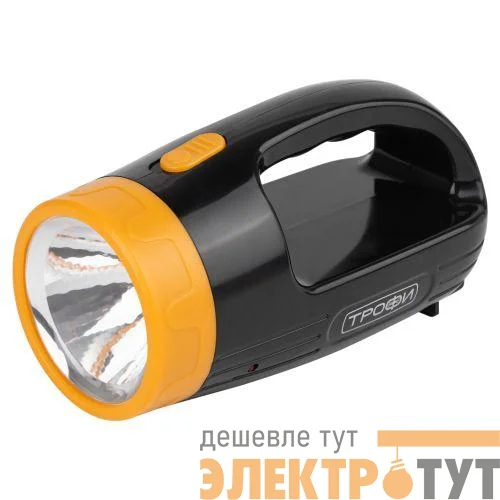 Фонарь-прожектор светодиодный аккумуляторный PA-101 1 режим Трофи Б0053340