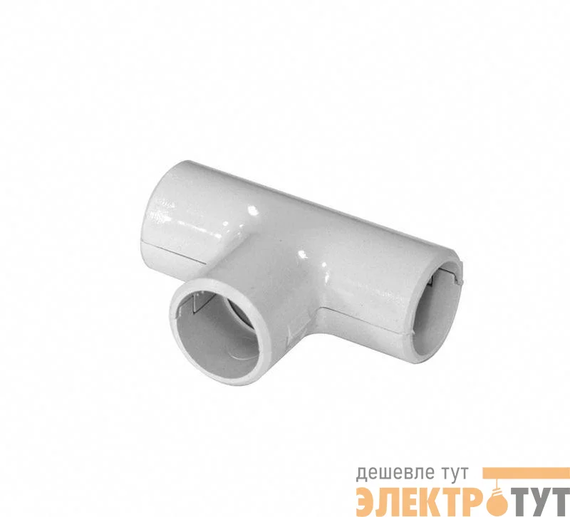 Тройник для жестких труб d32мм TIG-32 IEK CTA10D-TIG32-K41-020