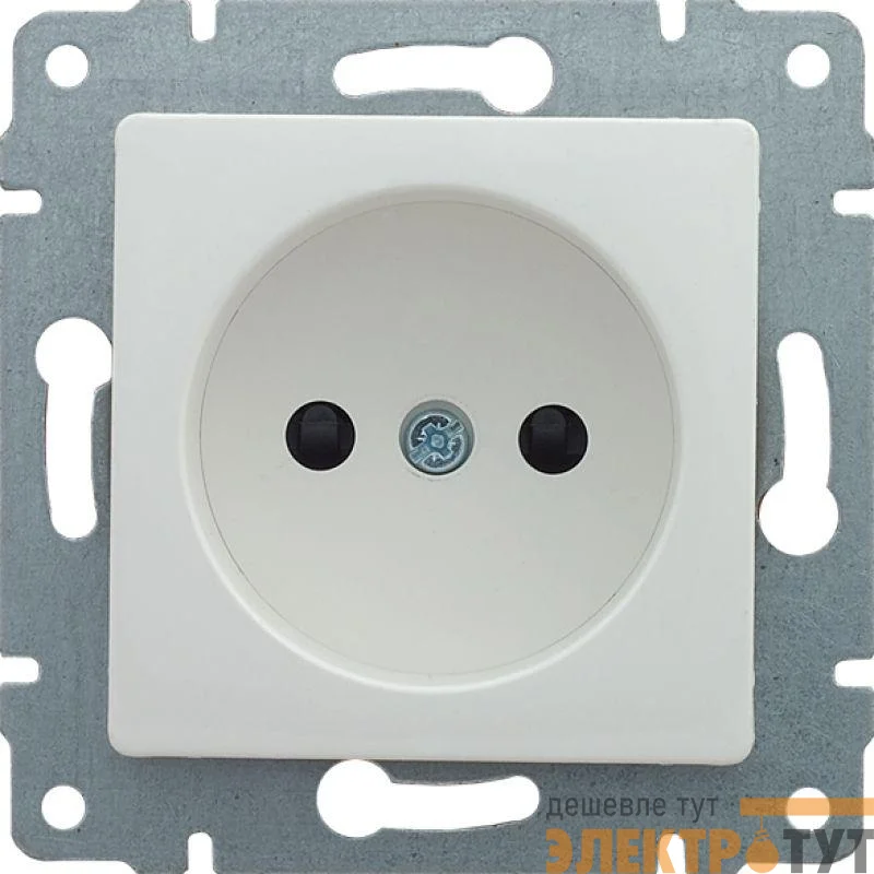 Механизм розетки 1-м СП Sedna 16А IP20 без заземл. без защ. шторок бел. SchE SDN2900121