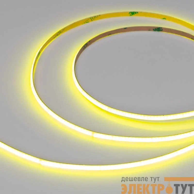 Лента светодиодная COB-X480-4mm 24V Yellow Volt 4Вт/м IP20 (уп.5м) Arlight 046916