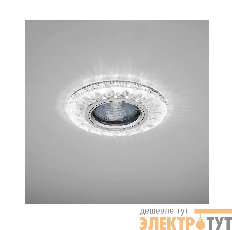 Светильник Emilia LED 51 2 70 декор. огран. полимер. со светодиод. подсвет. MR 16 прозр. ИТАЛМАК IT8678