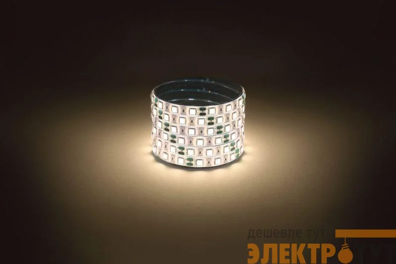 Лента светодиодная LS5050 -14.4-60-12-3000K-IP65-1 year-5m тепл. бел. (уп.5м) Эра Б0059912