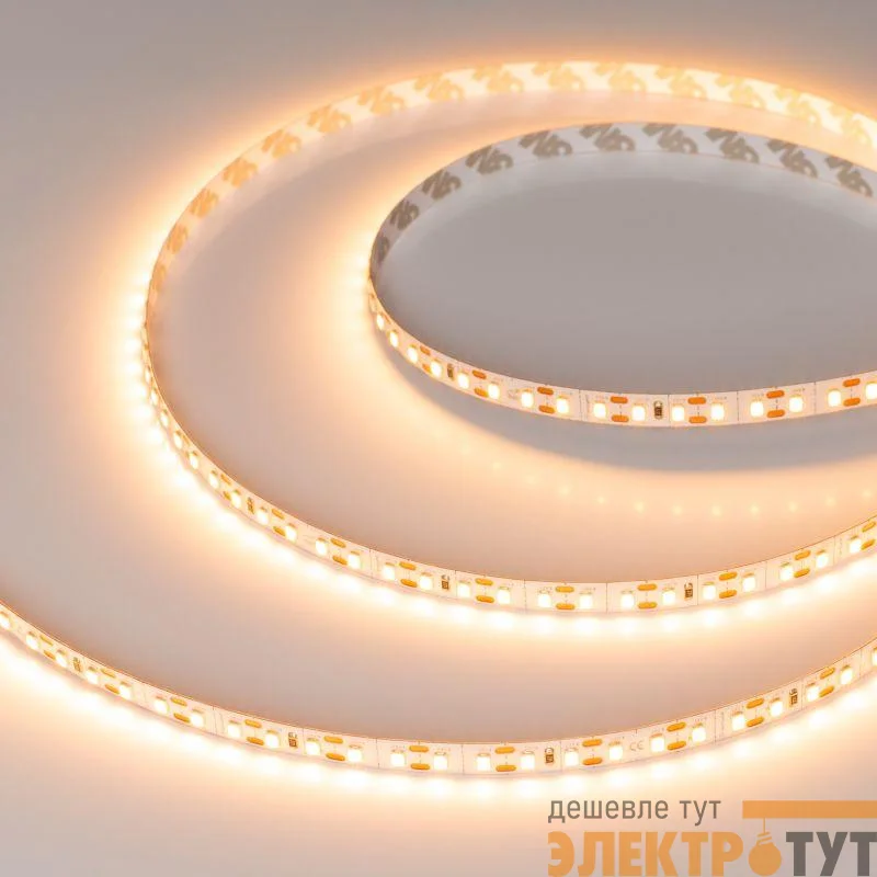 Лента светодиодная FC-A120-8mm 24V Warm2400-CX1 10Вт/м IP20 резка 1 светодиод (уп.5м) Arlight 052798