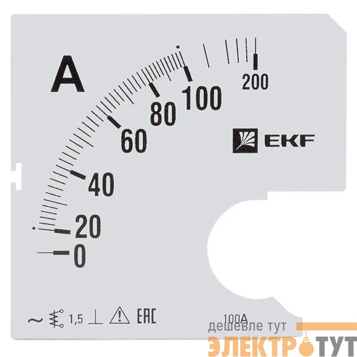 Шкала сменная для A961 100/5А-1.5 PROxima EKF s-a961-100