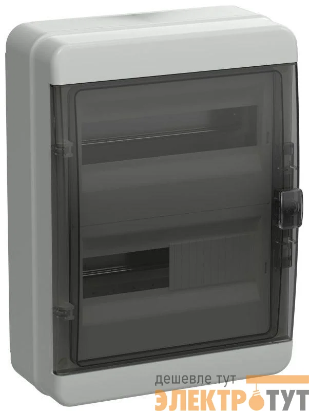 Корпус КМПн-24 TEKFOR IP65 черн. прозр. дверь пластик. IEK TF5-KP72-N-24-65-K03-K02