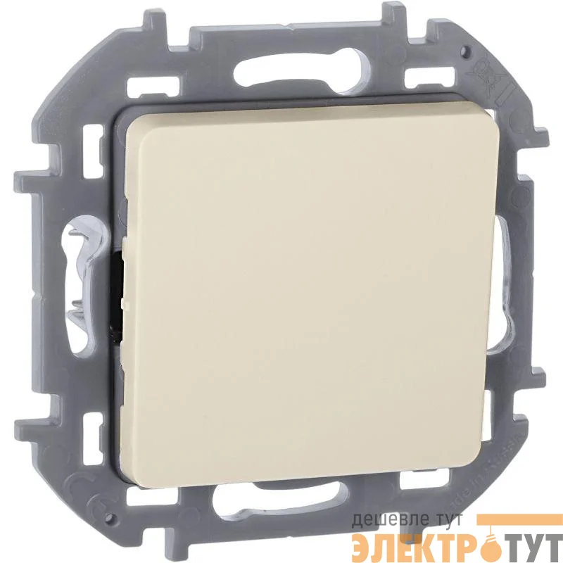 Переключатель 1-кл. Inspiria 10А IP20 250В 10AX механизм сл. кость IEK 673651