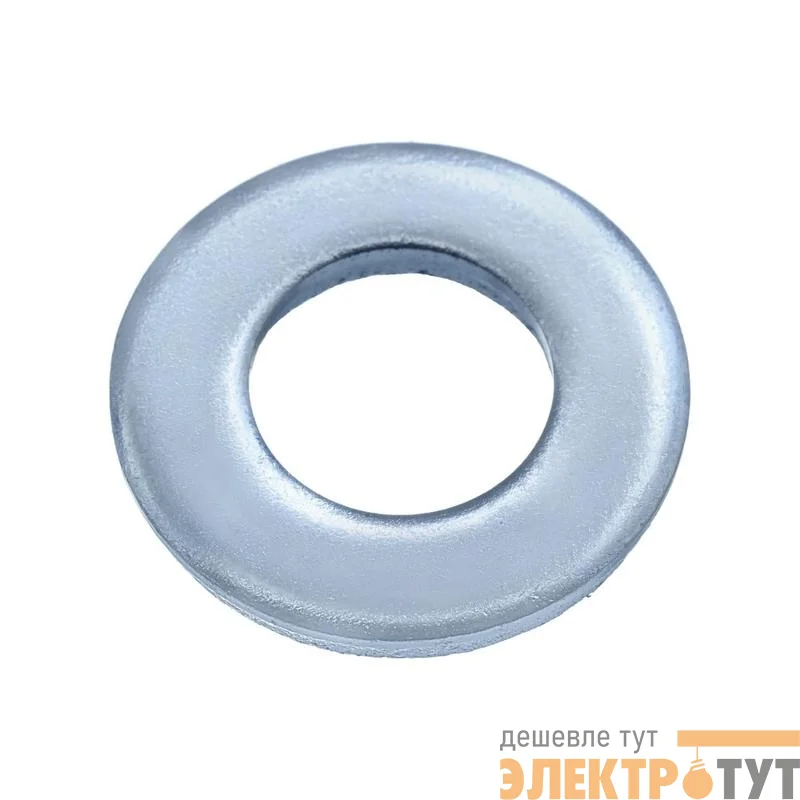 Шайба плоская М8 DIN 125А цинк. (коробка) (уп.200шт) СТРОЙМЕТИЗ UTORM3060053