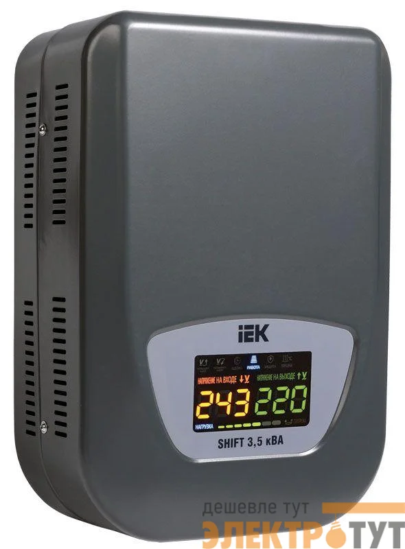 Стабилизатор напряжения Shift 3.5кВА настен. IEK IVS12-1-03500
