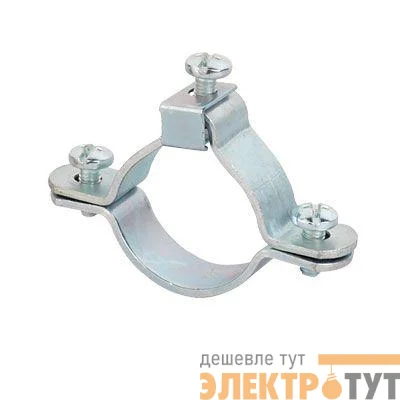 Хомут заземления для труб 40-(1дюйм)1/4мм оцинк. сталь DKC 6042-40