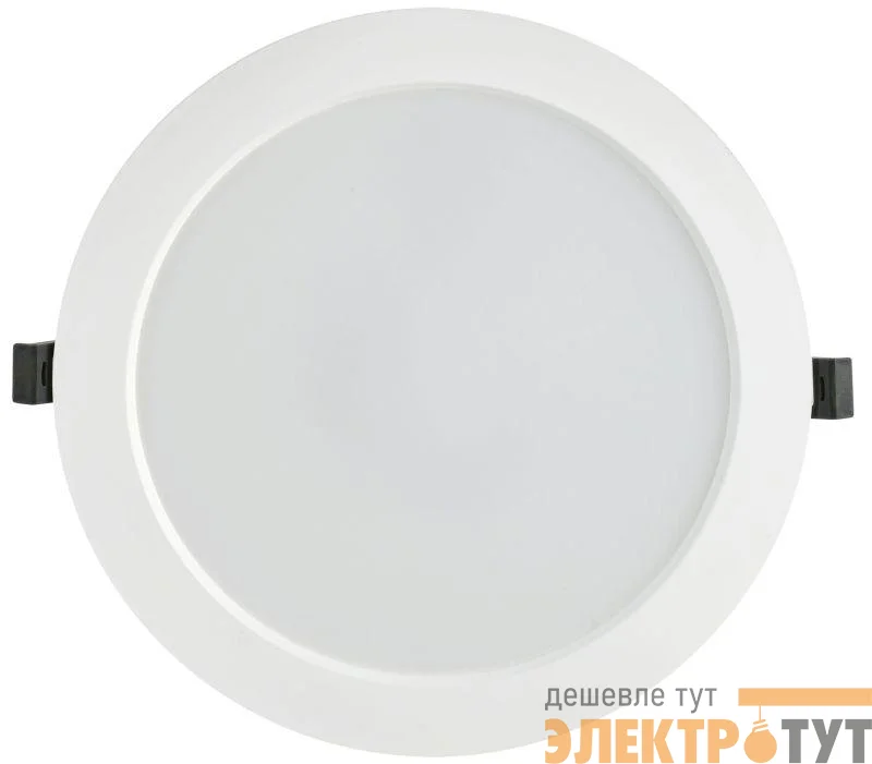 Светильник светодиодный ДВО 1615 24Вт 4000К IP20 даунлайт встраив. круг бел. IEK LDVO0-1615-24-4000-K01