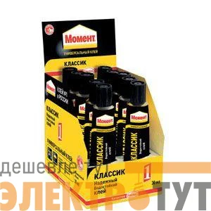 Клей "Момент-1" 30мл шоу-бокс Момент C0036323