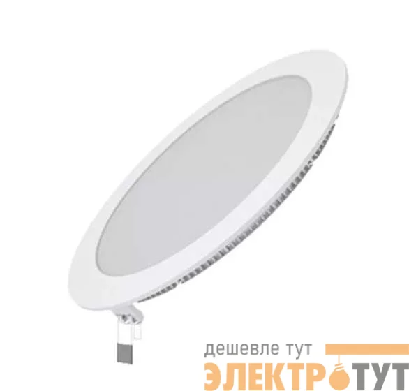 Светильник светодиодный 6Вт 4100К IP20 встраив. ультратонкий круглый Gauss 939111206