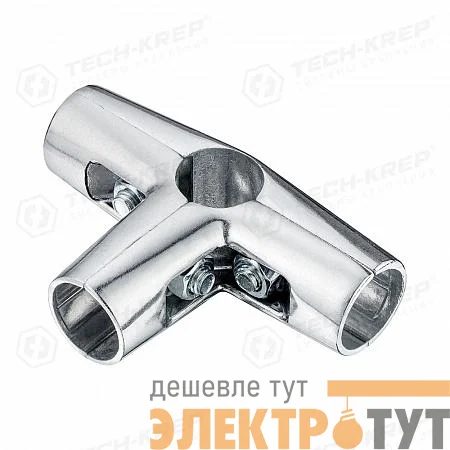Соединитель 4-х труб хром (уп.1шт) Tech-Krep/Zitar 127453