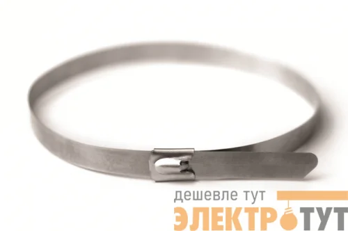 Хомут кабельный 8х350 нерж. сталь AISI 304 серебр. (уп.30шт) DKC 27413