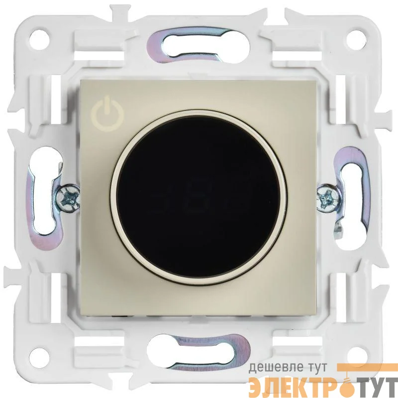 Термостат электронный SKANDY SK-T01B с индикацией беж. IEK SK-RT11-K10