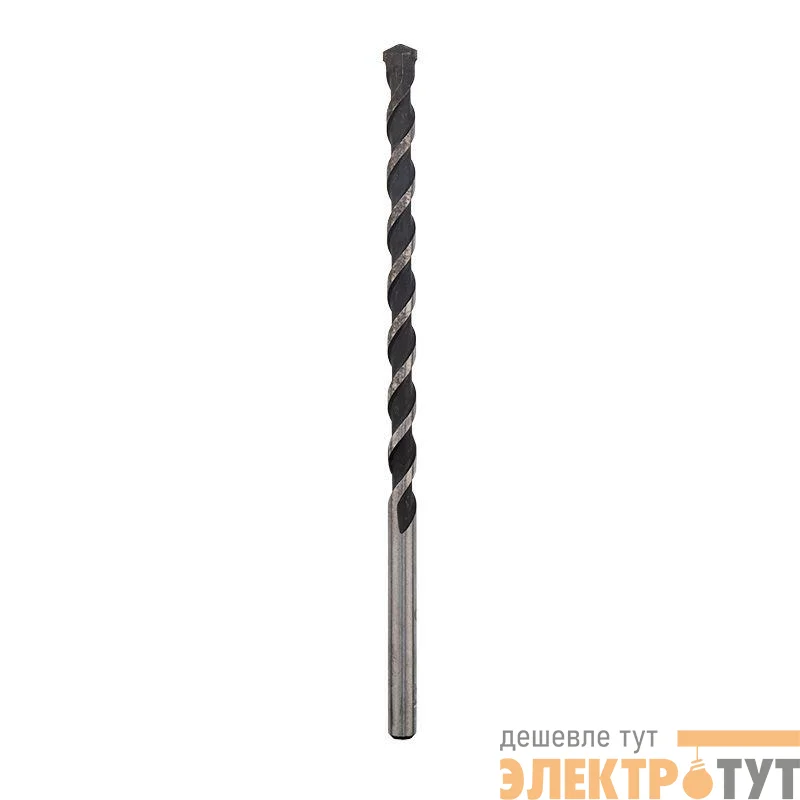 Сверло по бетону 10х200мм цилиндрический хвостовик Kranz KR-91-0312