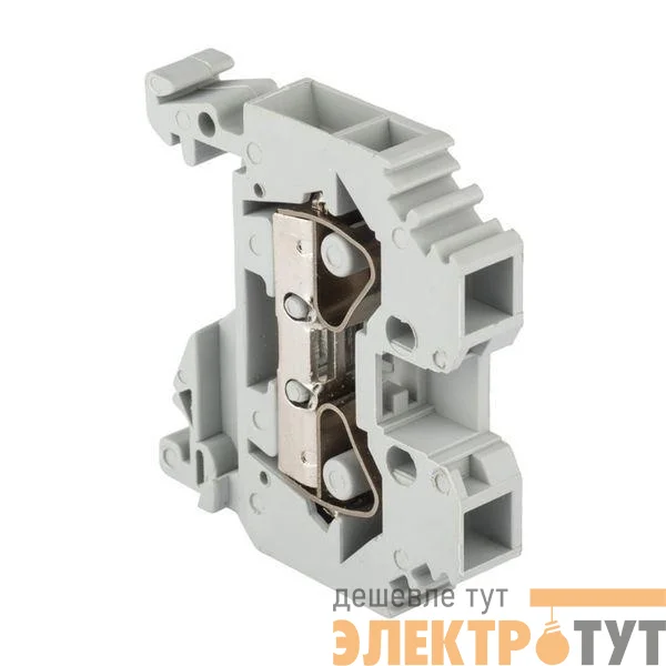 Колодка клеммная JXB-S-6 41А (282-101) пружинная сер. EKF plc-jxb-s-6g