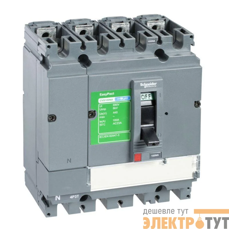 Выключатель-разъединитель EasyPact CVS 160na 3p 160a SchE LV516425