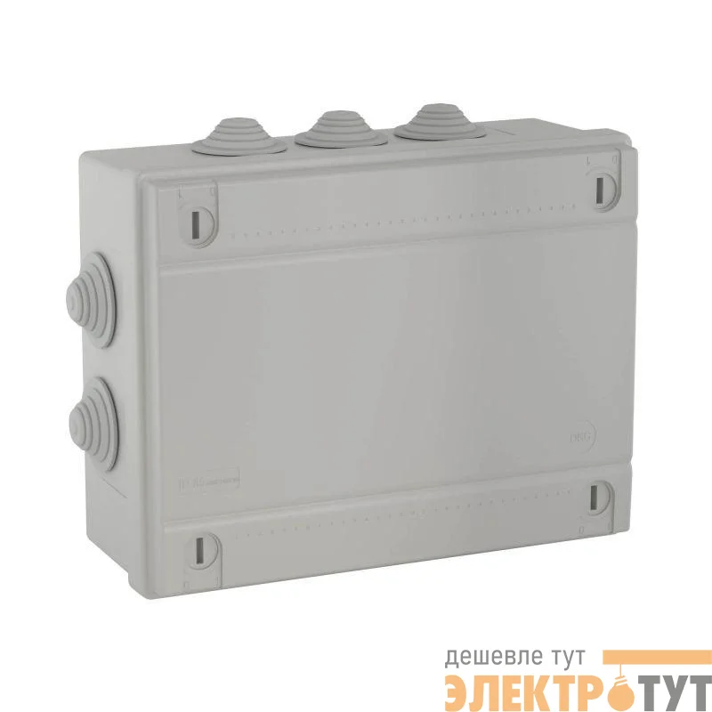 Коробка ответвит. с кабельными вводами 2х40мм + 6х32мм IP55 240х190х90мм DKC 54201