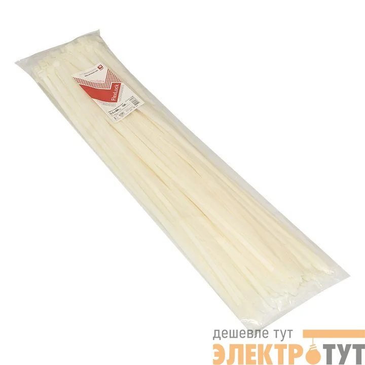 Хомут P6.6 12.4х880 FlexLock стандартный бел. (уп.100шт) PROxima EKF plc-fl-ctsw-12.4x880