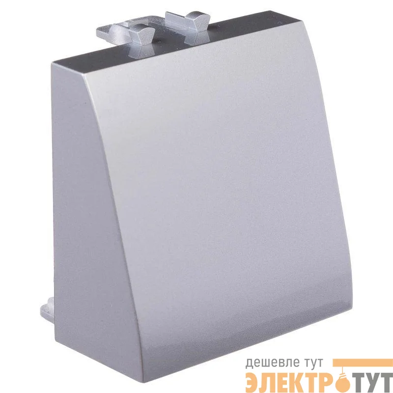 Вывод кабеля модульный "Avanti" "Закаленная сталь" 2 модуля DKC 4404982