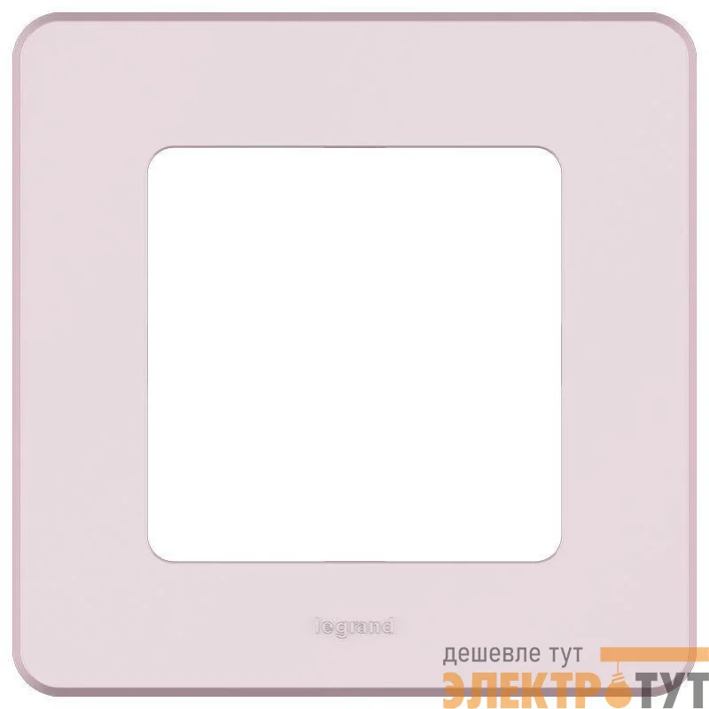 Рамка 1-м Inspiria роз. IEK 673934