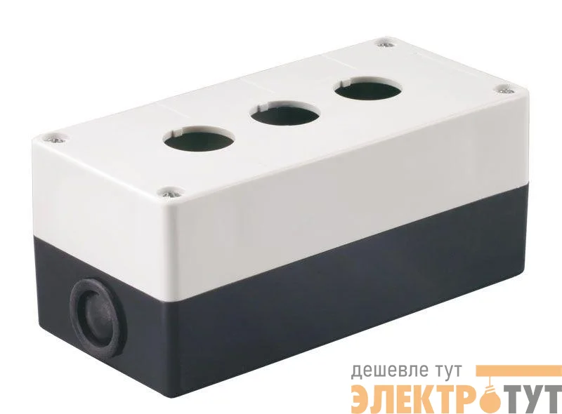 Корпус КП 103 3-м для кнопок IEK BKP10-3-K01