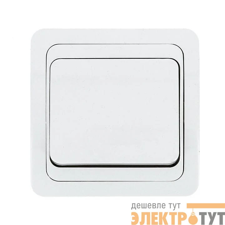 Выключатель 1-кл. СП Лондон 10А IP20 бел. EKF EEV10-021-10