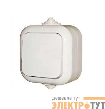 Выключатель 1-кл. ОП 10А IP44 бел. БЕЛТИЗ А1 10-001
